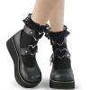 Ruffle Lace Sock^Demonia Cult Discount